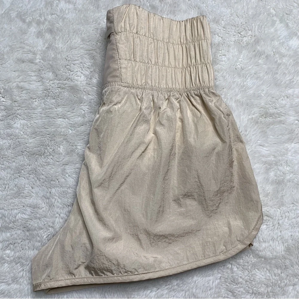 Free People Movement Women’s The Way Home Shorts Bright Cream Size Medium